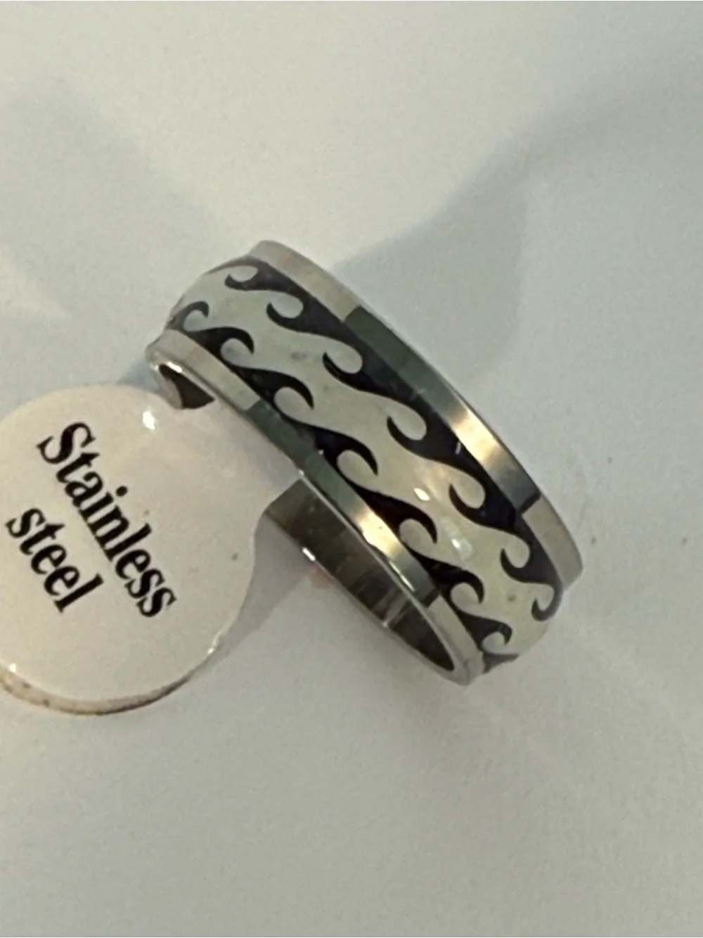 NWT Mixed Bundle of 12 Stainless Steel Men’s Fashion Rings Set in Gold, Silver